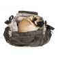 napidoo Rectangular Plush Beige