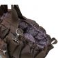 Napidoo round braun/gemusterter Sommerinnenstoff