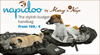 napidoo - die stylische und günstige Handtasche, die zum Hundebett wird