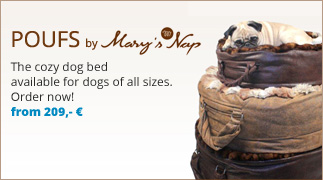 Poufs von Mary's Nap - Gemütliche Hundebetten für alle Größen